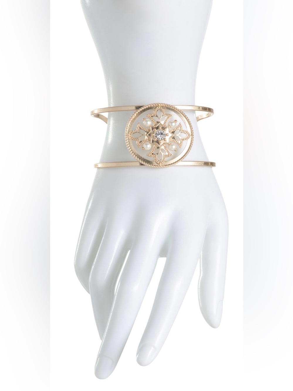 Patricia Nash Goldtone Cuff Bracelet - Picture 4 of 11
